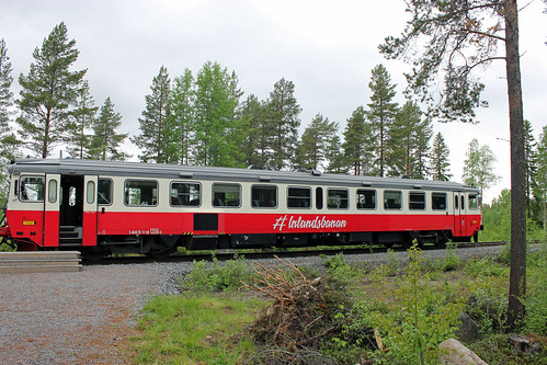 europe sweden transport railway lapland scandinavia västerbotten