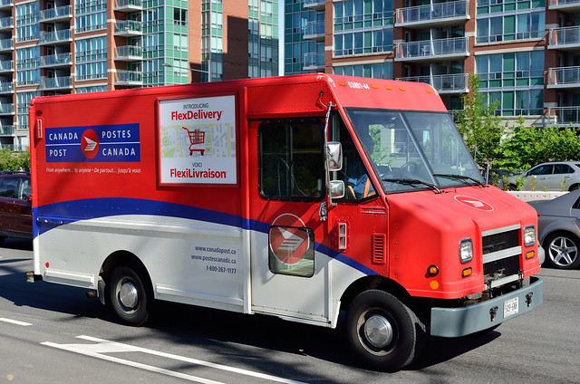 Canada Post delivery truck