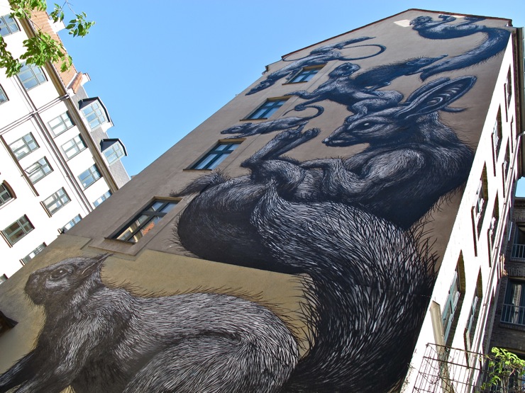 ROA rodent mural Gasværksvej