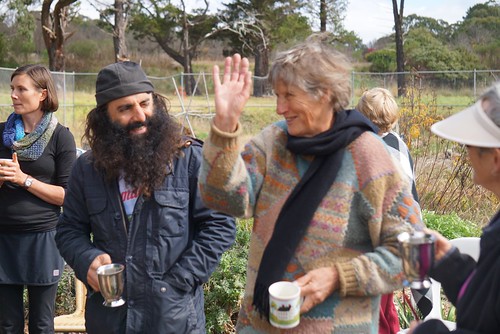 Costa visits Armidale Community Garden