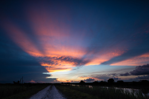 sunset sky clouds canon unitedstates florida fortlauderdale everglades 6d