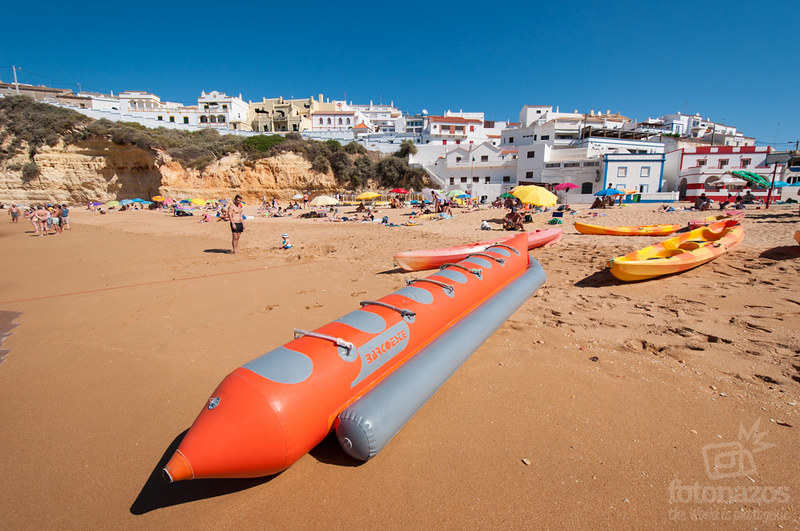 La Playa de Carvoeiro en el Algarve