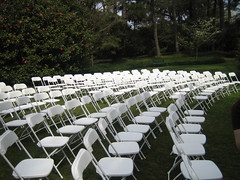 Setting Up for a Wedding