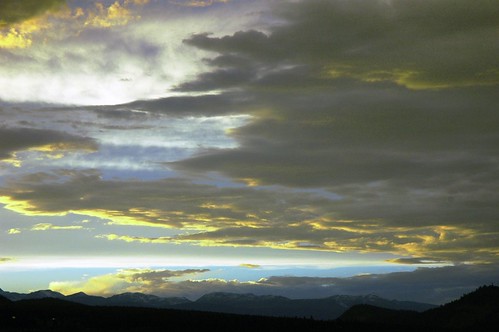 sunset sky clouds may 2006 cranbrook kootenays