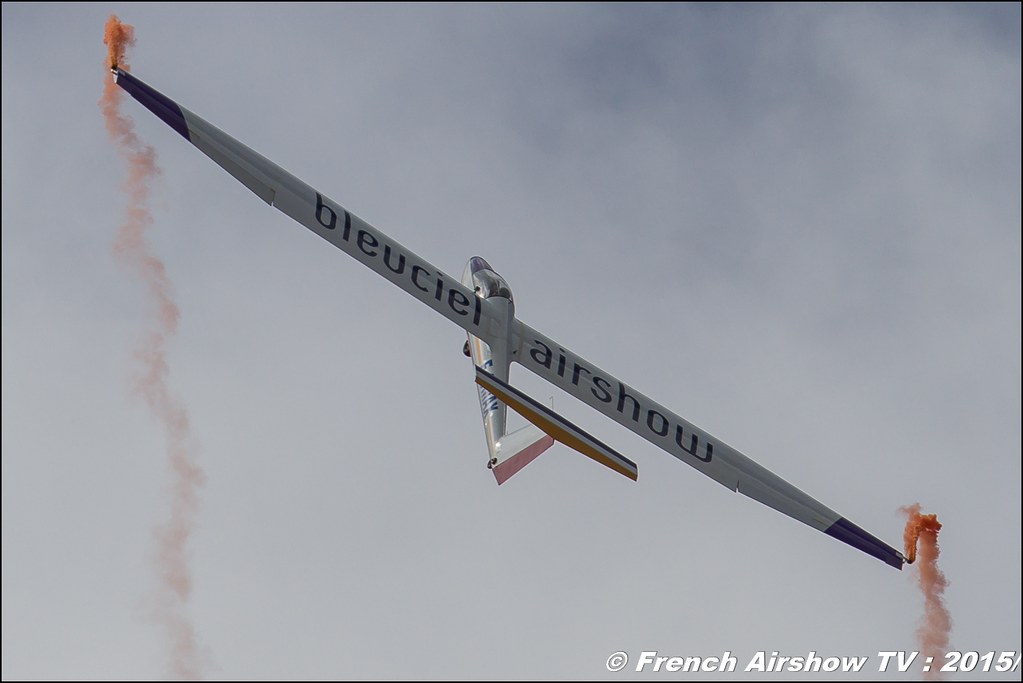 Pilatus B4 Voltige Bleu Ciel Airshow 2015,F-CMAX,Denis HARTMANN, Planeur voltige Display 2015, BA-116 Luxeuil , Meeting Aerien 2015