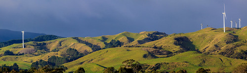 newzealand nature landscape hills nz northisland photomerge hilly windfarms windpower photostitch manawatu windturbines ashhurst largelandscape manawatuwanganui powerandenergy