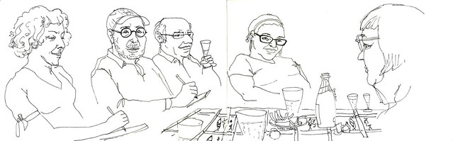 Sketchcrawl in Niederanven - drink & draw