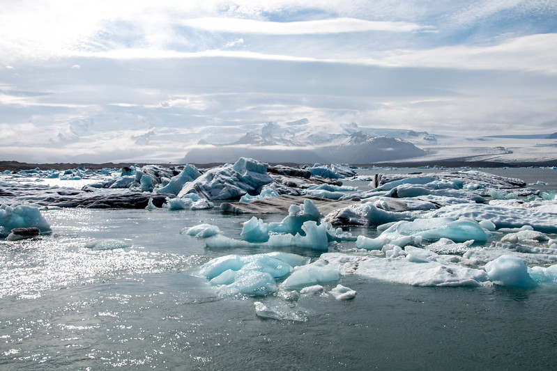 icebergs at Jökulsárlón