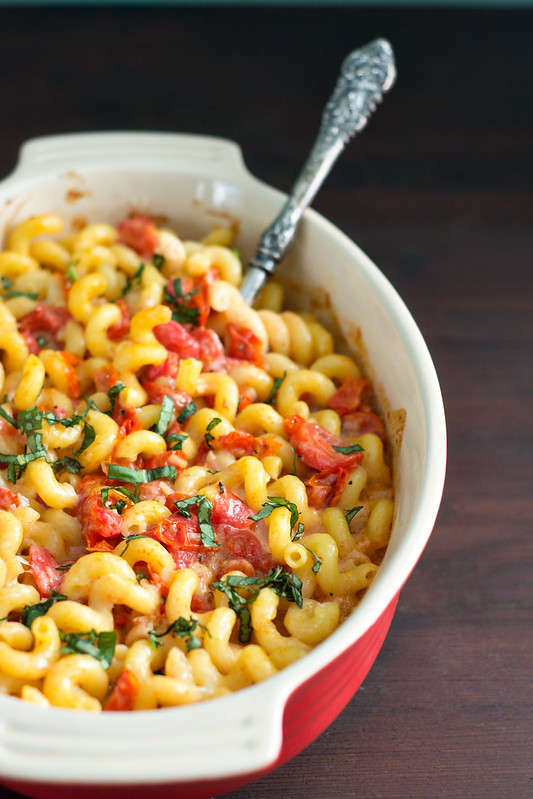 Pasta with Mascarpone and Roasted Tomatoes