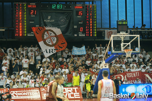 Reggio - Reyer: cruva reggiana tifosi