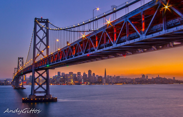 Below the Bay Bridge, San Francisco