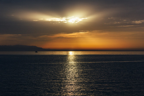 sea españa sun sol sunrise dawn mar spain mediterranean mediterraneo amanecer malaga daybreak