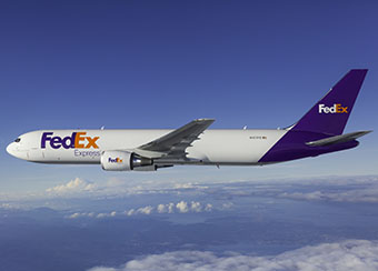 FedEx Boeing 767 freighter N107FE