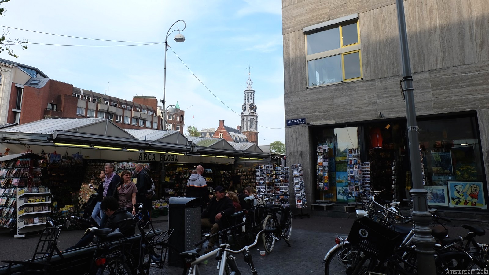 Bloemenmarkt, Amsterdam, Nederland