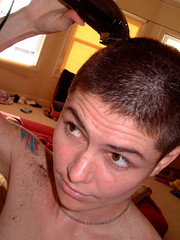 shaved head (pre britney) 