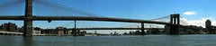 NYC - Brooklyn and Manhattan Bridges (panoramic)