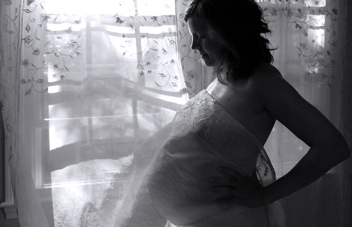 covered by  the curtain - 37 weeks