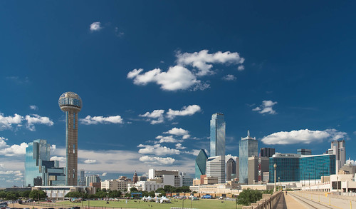 Dallas Skyline in the summer