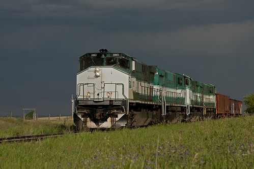 canada train diesel rail railway trains canadian saskatchewan railfan ballast alco mlw pambrun m420