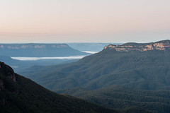 Sunrise at the Three Sisters, Katoomba, Blue Mountains, New South Wales, Australia