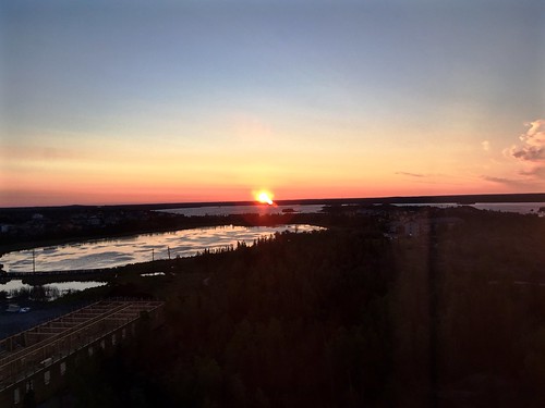 morning sunset lake sunrise early nt northwestterritories wakeup midnightsun yellowknife greatslavelake