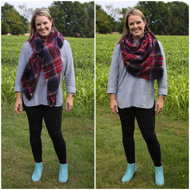 Blanket Scarf Looks 3 and 4