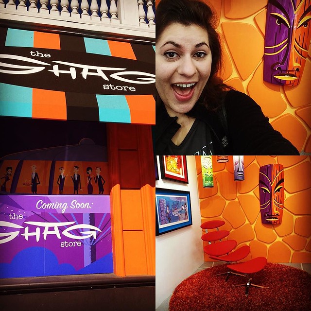 So stoked I got to visit the store of my favorite artist @theartistshag!!