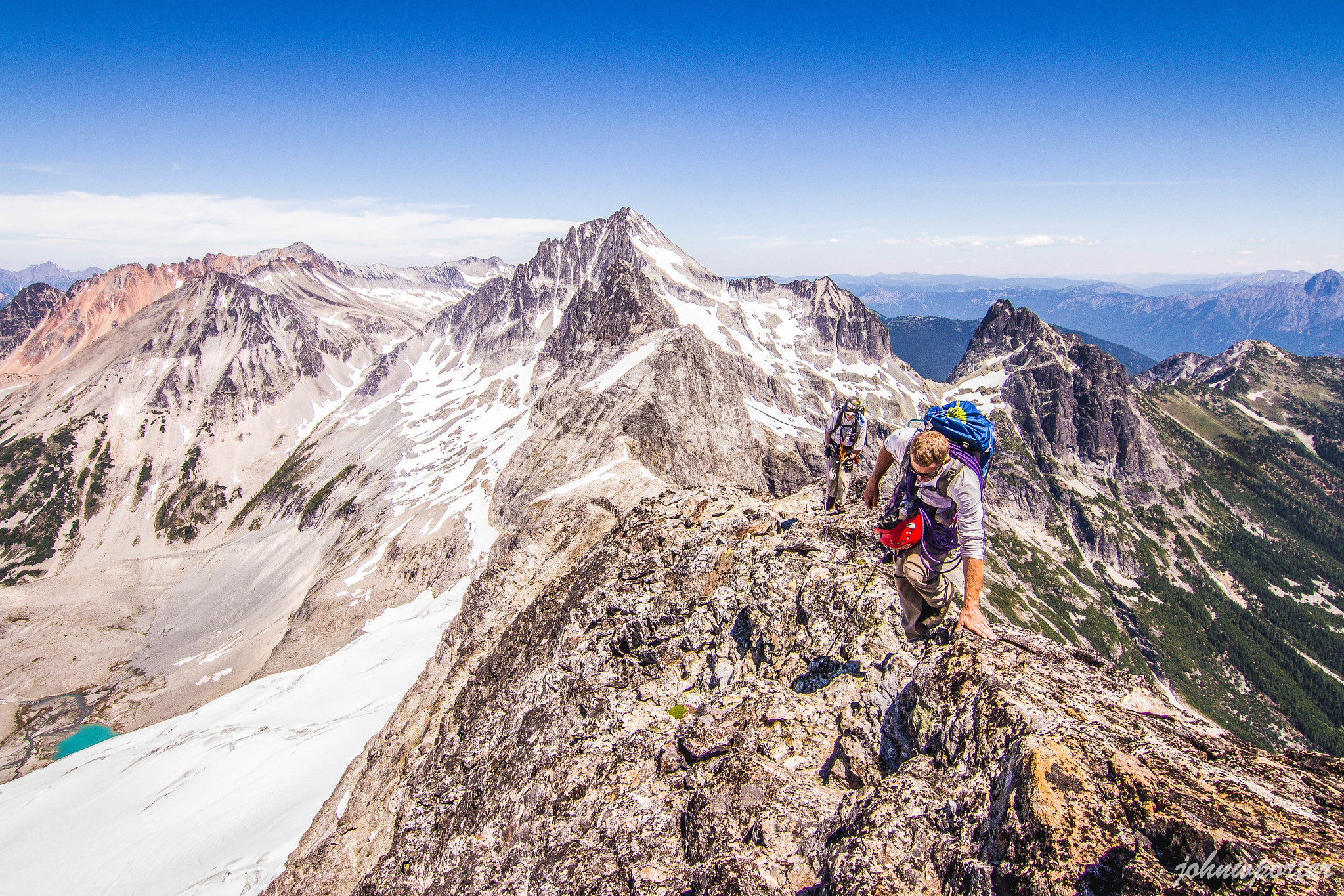 Northwest Mox Peak ridge traverse