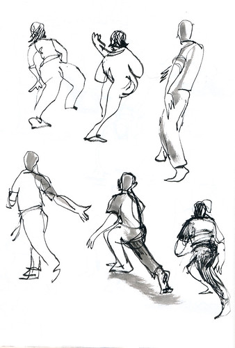 Sketchbook #92: My Life Drawing Class - Capoeira