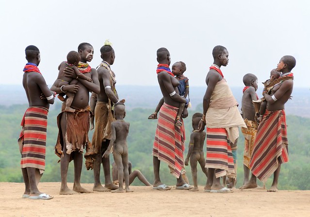 Африканские племена. Каро (Эфиопия). февраль 2014