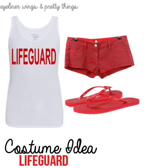 Easy College Halloween Costumes - Lifeguard // eyelinerwingsandprettythings