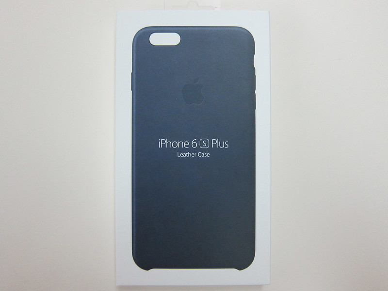 Apple iPhone 6s Plus Leather Case (Midnight Blue) - Box Front