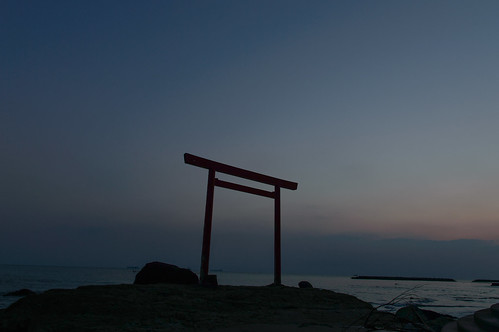 sunset japan seashore 夕景 海 愛知県 伊勢湾 知多郡