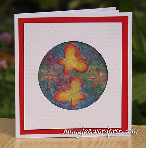 Butterfly Tissue Card
