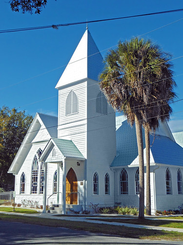 church architecture florida palmtrees gothicrevival dunnellon presbyterianchurch