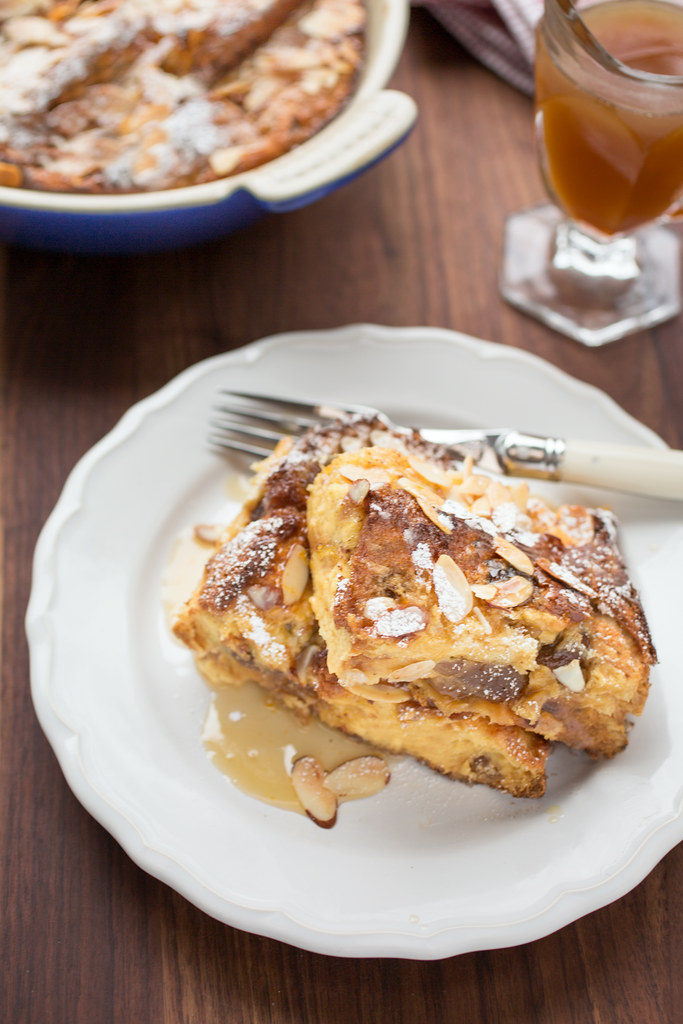 Baked Panettone French Toast with Orange Maple Butter