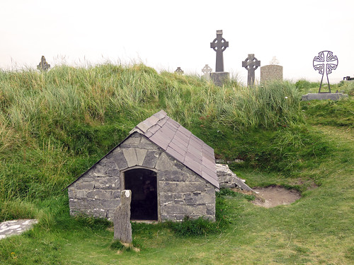 The Aran Island of Inisheer in Ireland has more rocks than just about any other place I've been to, and just about everything there is made of rocks: the cemetery