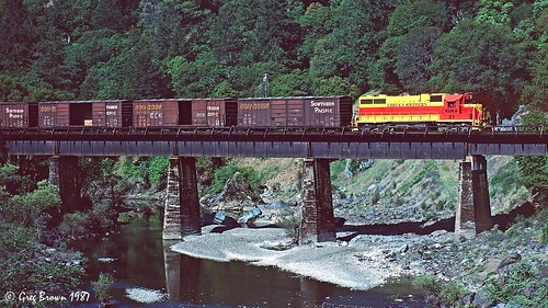 eurekasouthern euka nwp northwesternpacific california railroad trains