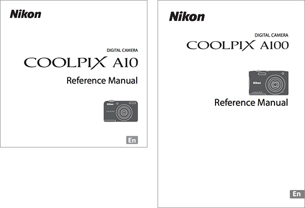 ニコン COOLPIX A10 A100 取扱説明書