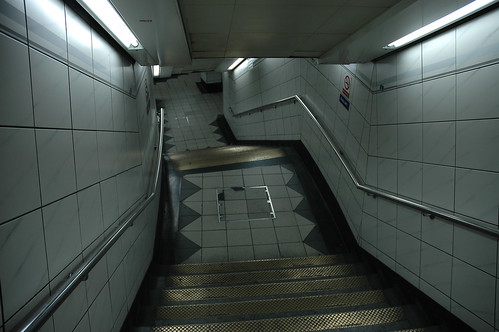 Down to the Northern line, Monument Station