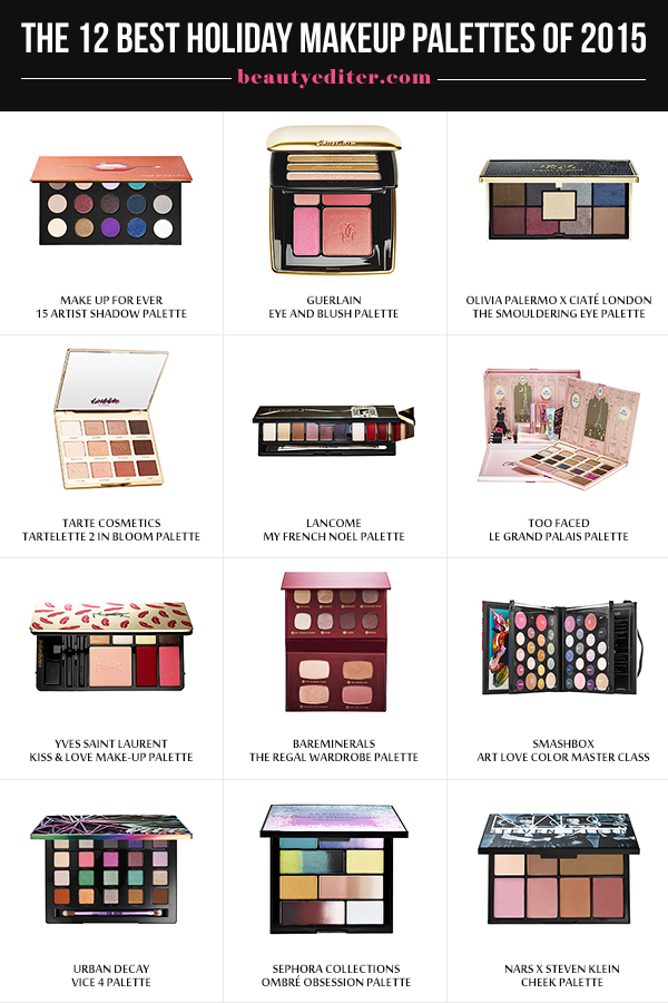 The 12 Best Holiday Makeup Palettes of 2015