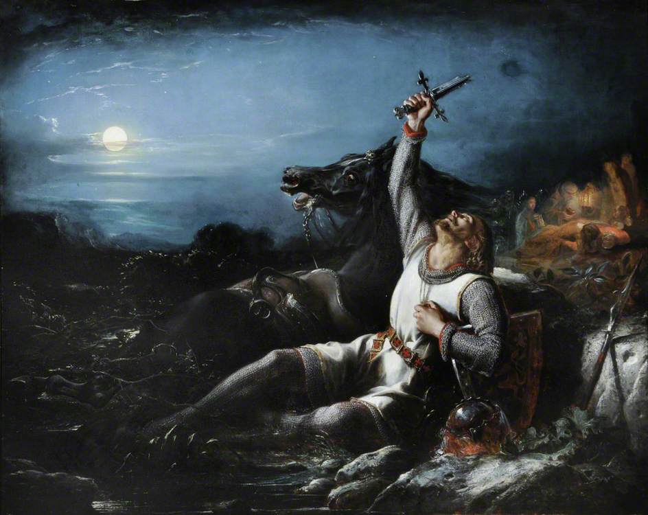 The Faithful Knight by Thomas Jones Barker (1815 - 1882)