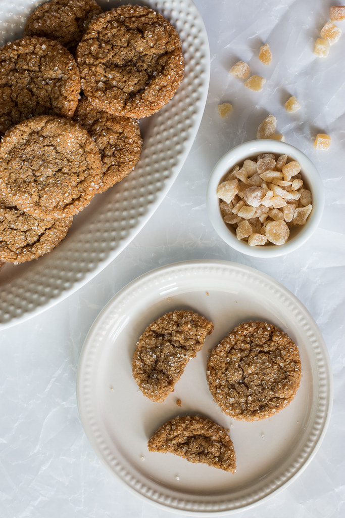 Ginger fans will fall in love with the spicy flavor of these crispy, chewy Three Ginger Gingersnaps.