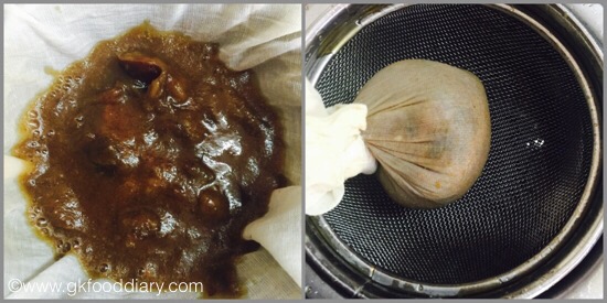 Homemade dates syrup for baby and toddler food- step 2