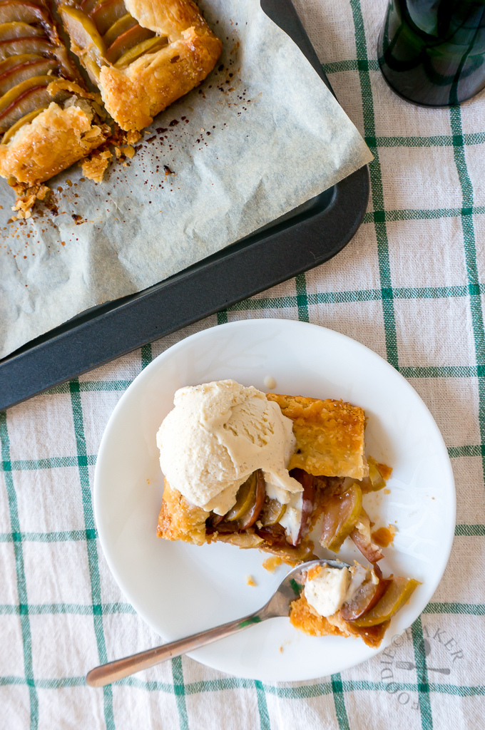 Apple and Peanut Butter Galette