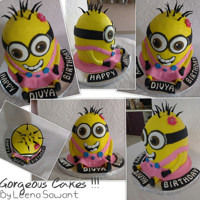 Minions 3D Cake By Leena Sawant from Gorgeous Cakes