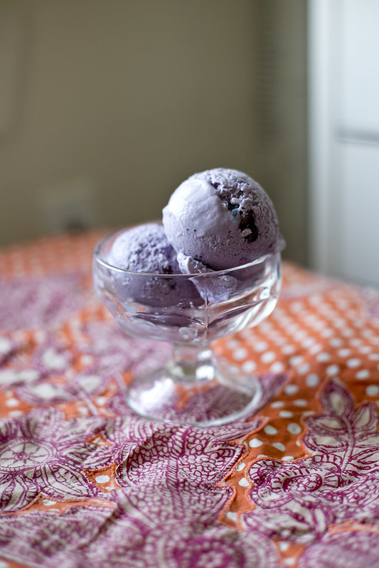 blueberry vegan ice cream