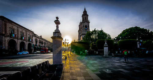 sunrise mexico morelia architectural michoacan mikedunham