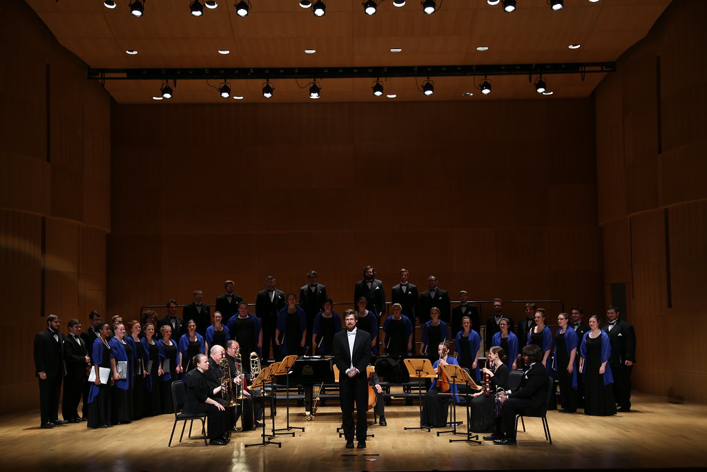 Lycoming College Choir performs in the National Libarary Arts Center Concert Hall in Beijing