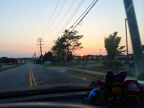 Peeking Sunset (August 30 2014)